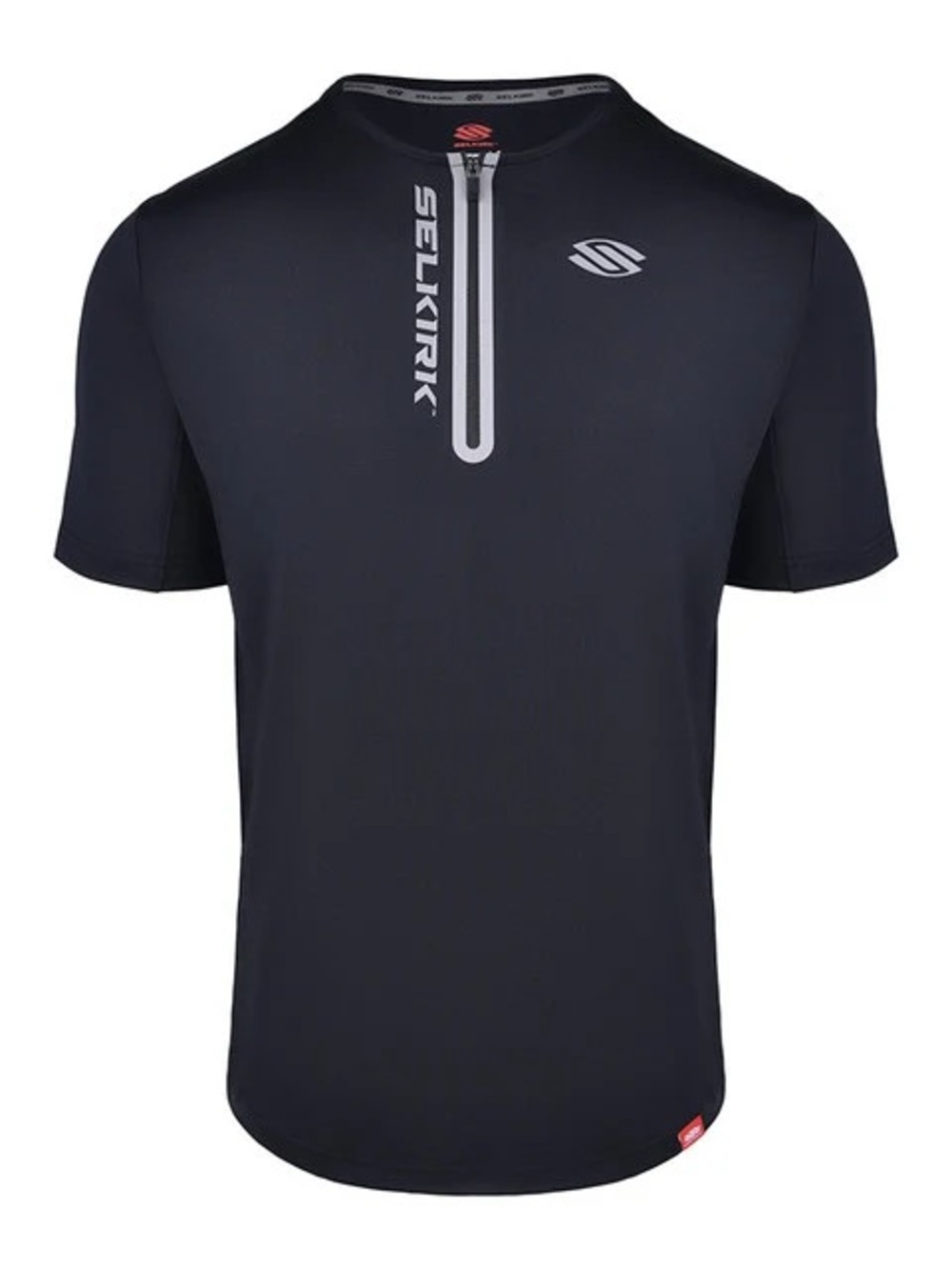 Men's Selkirk Black Pro Line Performance Henley